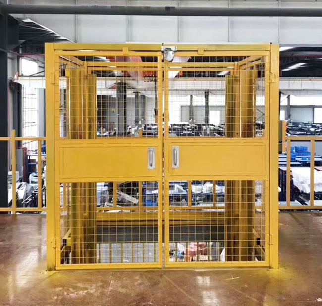 乐东智能导轨式升降机亮相